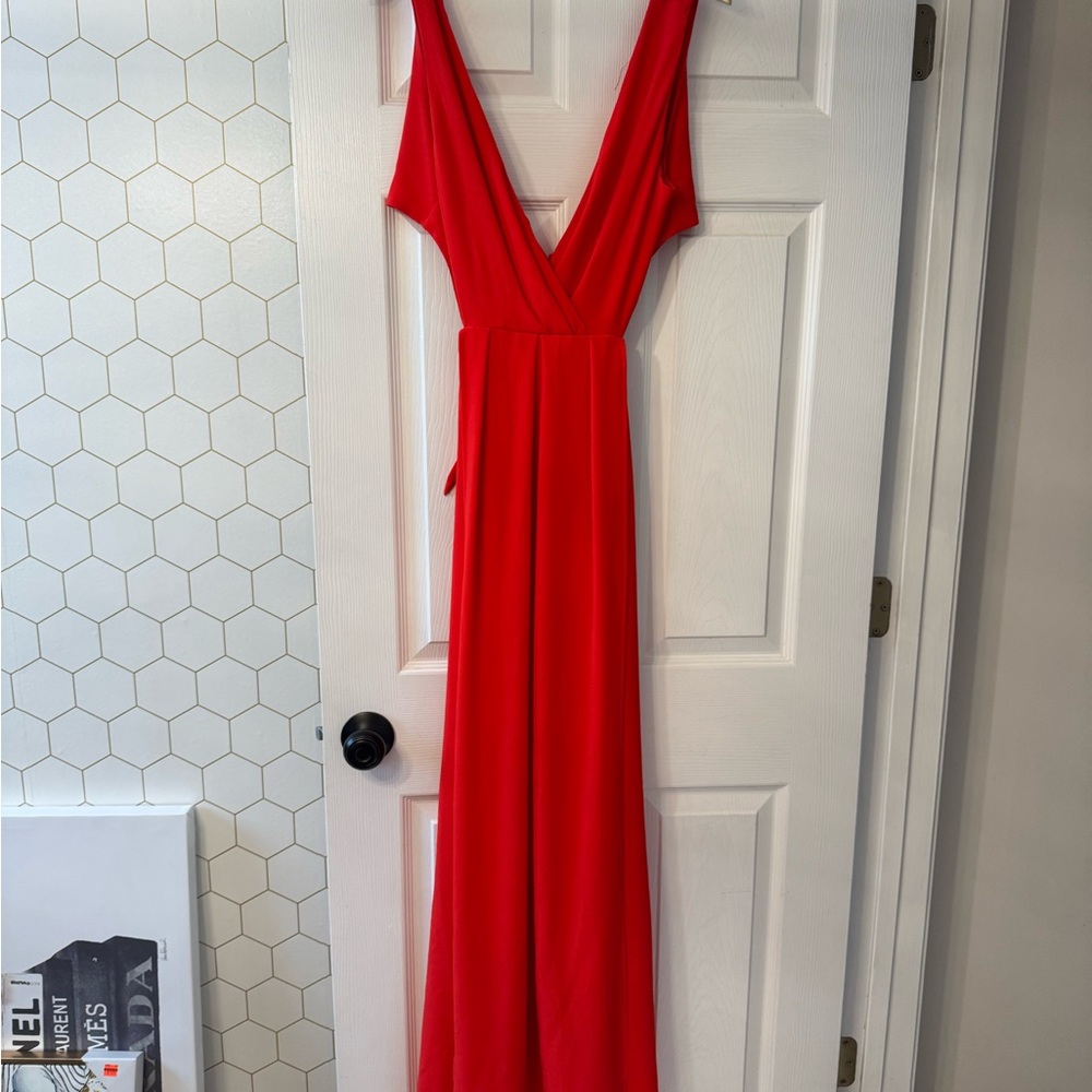 Elegant Red jumpsuit